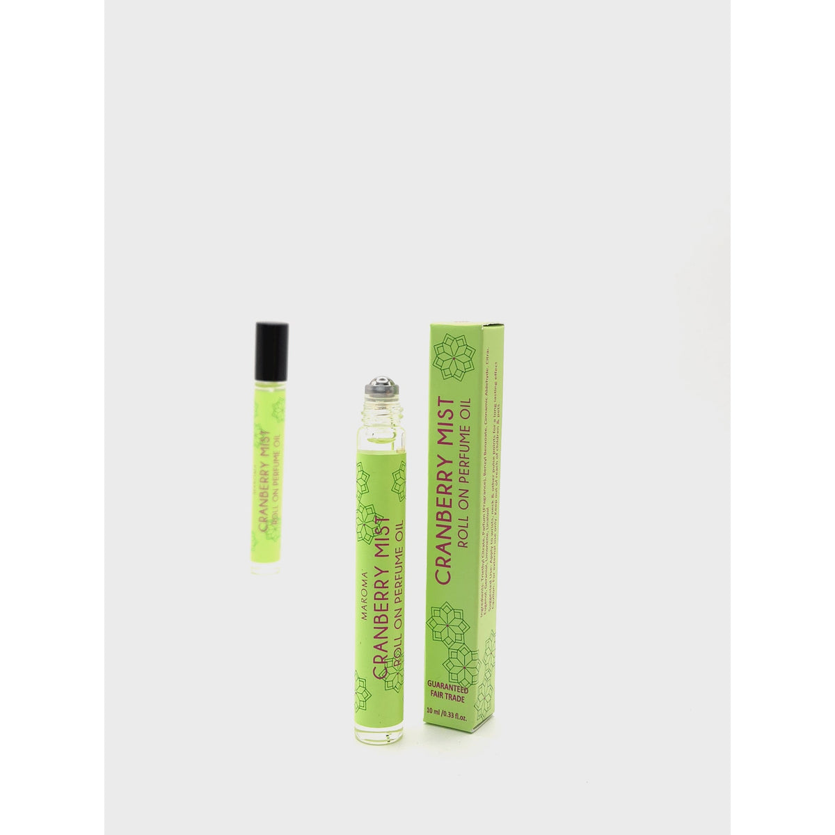 Maroma Roll-On Perfume Oil, Alcohol-Free, 8 Scents, 10ml - Cranberry Mist