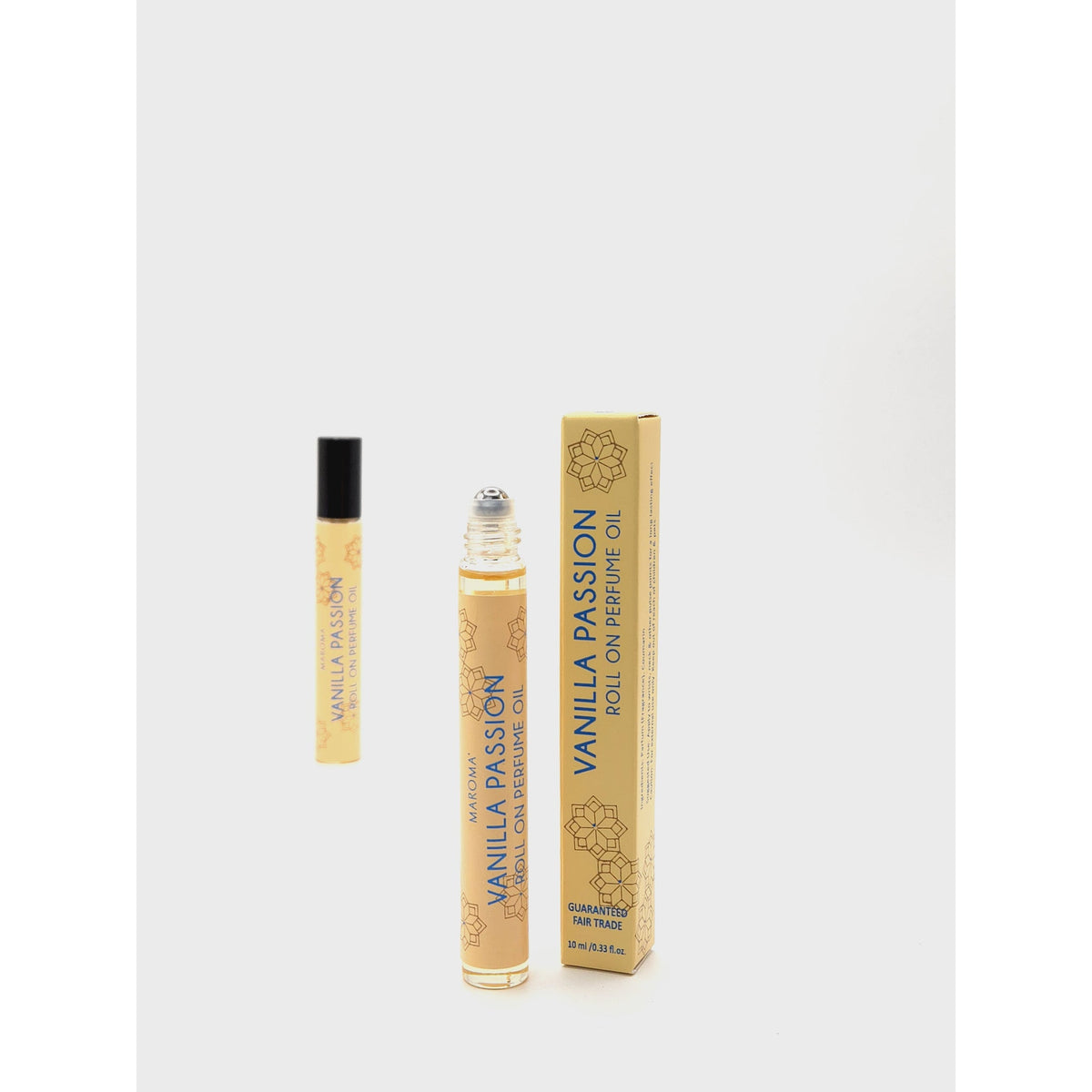 Maroma Roll-On Perfume Oil, Alcohol-Free, 8 Scents, 10ml - Vanilla Passion