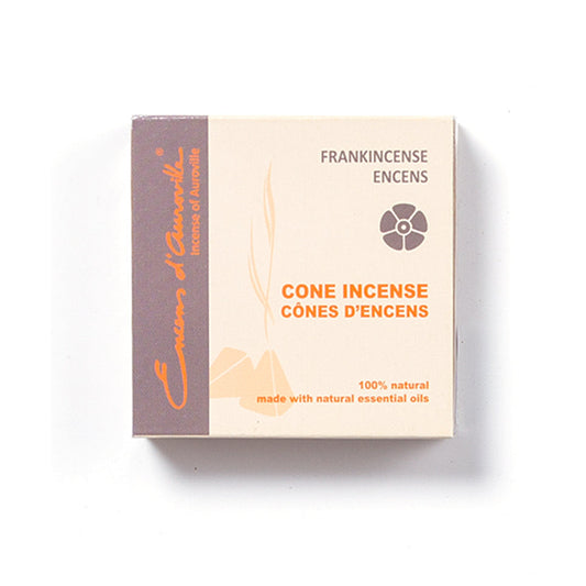 Maroma Cone Incense, Frankincense, Lavender, Sandalwood or Patchouli, 10 Cones - Frankincense