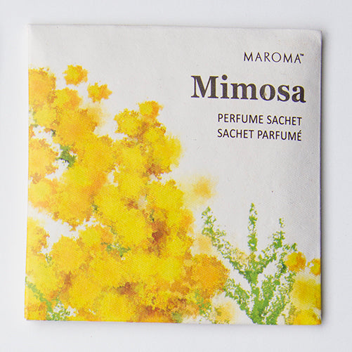 Maroma Perfume Sachet for Drawers and Closets, 6 Scents - Mimosa