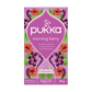 Pukka Organic Morning Berry Tea, Caffeine-Free Hibiscus, Blackcurrant and Rooibos Herbal Tea, Case of 4 x 20 Tea Sachets - Case of 4 (4 x 20 Sachets)