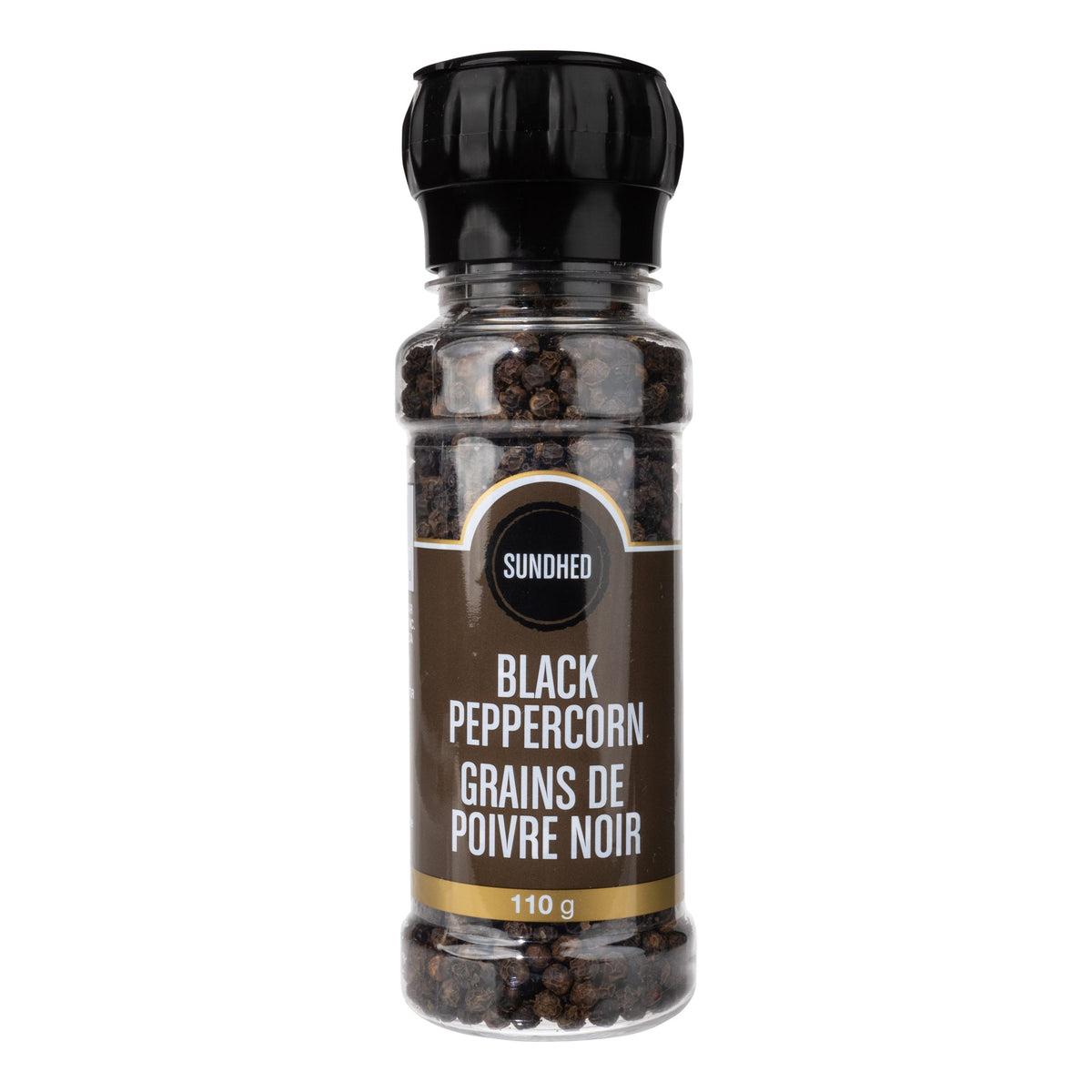 Sundhed Black Peppercorns 110g or Black Pepper 55g - Black Peppercorns 110g