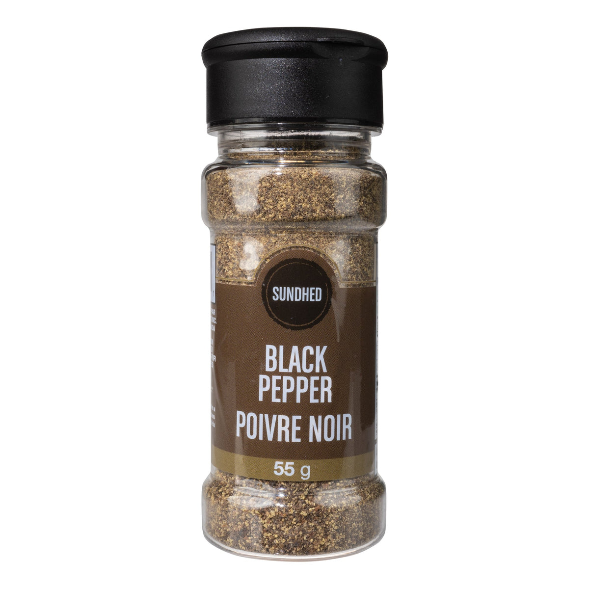 Sundhed Black Peppercorns 110g or Black Pepper 55g - Black Pepper 55g