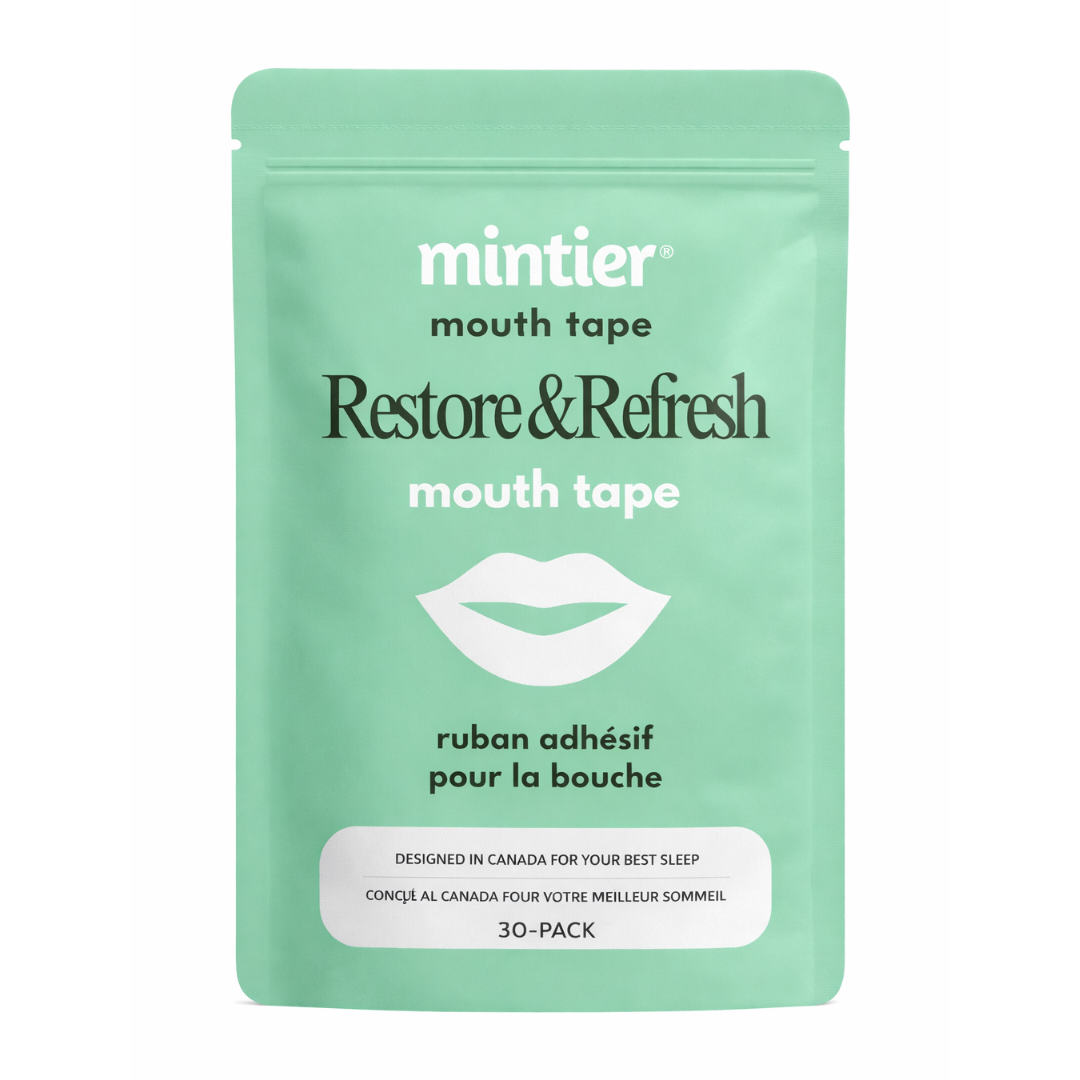 Mintier Restore & Refresh Mouth Tape for Nasal Breathing During Sleep, 30 Strips