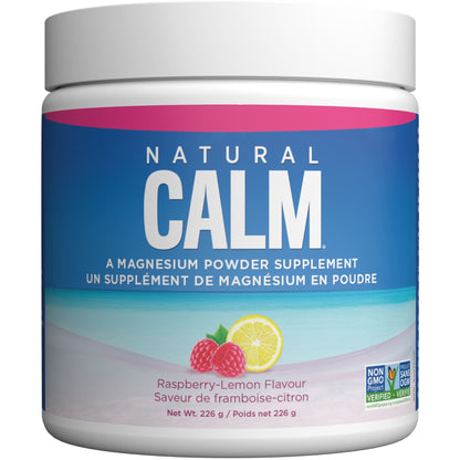 Raspberry Lemon  Flavour, 226g | Natural Calm A Magnesium Supplement // raspberry lemon flavour