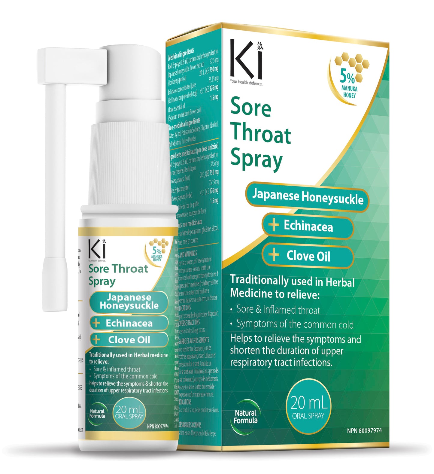 20ml | Ki Oral Sore Throat Spray 20ml