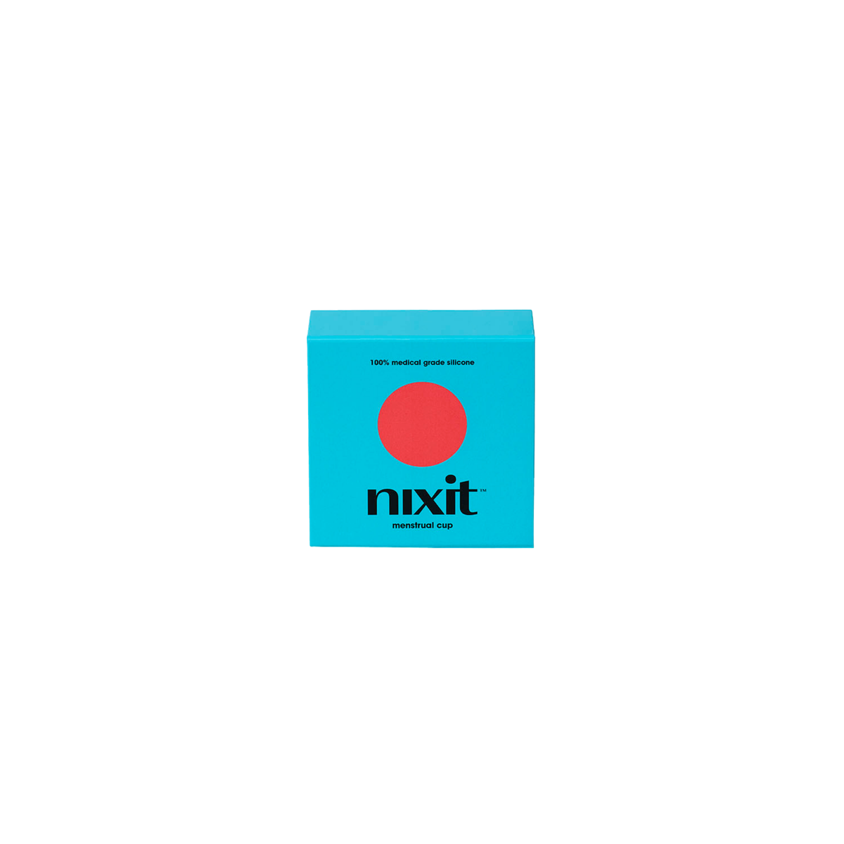 Nixit Menstrual Cup, One Size Fits All, Ultra-Soft Medical-Grade Silicone, Stem-Free, Up to 12 Hours