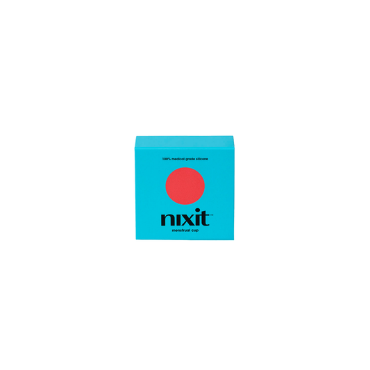 Nixit Menstrual Cup, One Size Fits All, Ultra-Soft Medical-Grade Silicone, Stem-Free, Up to 12 Hours