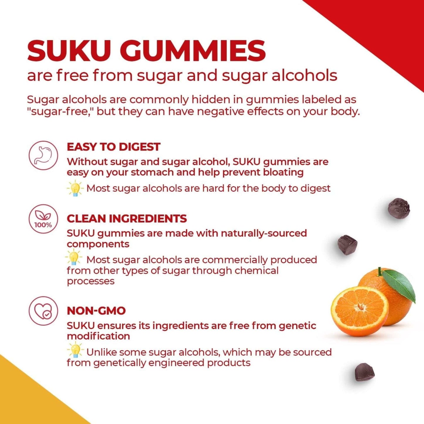 Orange Flavour, 60 Gummies | SUKU Vitamins Kids Super Immunity