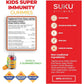 Orange Flavour, 60 Gummies | SUKU Vitamins Kids Super Immunity