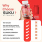 Natural Apple Flavour, 60 Gummies | Suku Vitamins Appley Ever After (Apple Cider Vinegar Gummies with Mother)