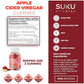 Natural Apple Flavour, 60 Gummies | Suku Vitamins Appley Ever After (Apple Cider Vinegar Gummies with Mother)