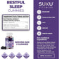 Blackberry and Hibiscus Flavour, 60 Gummies | Suku Vitamins Restful Sleep (Melatonin, L-Theanine & GABA)