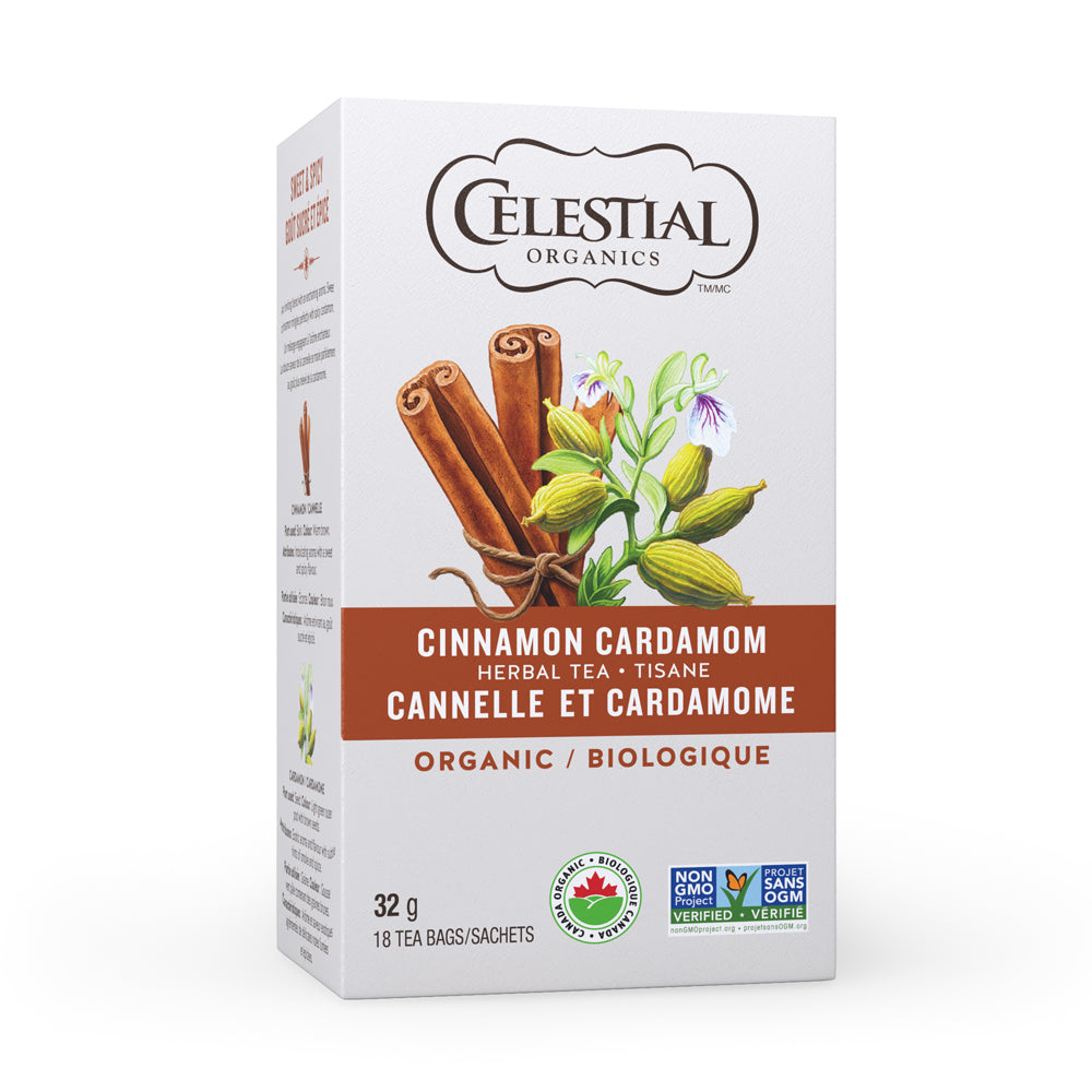 Celestial Seasonings Organic Cinnamon Cardamom Herbal Tea