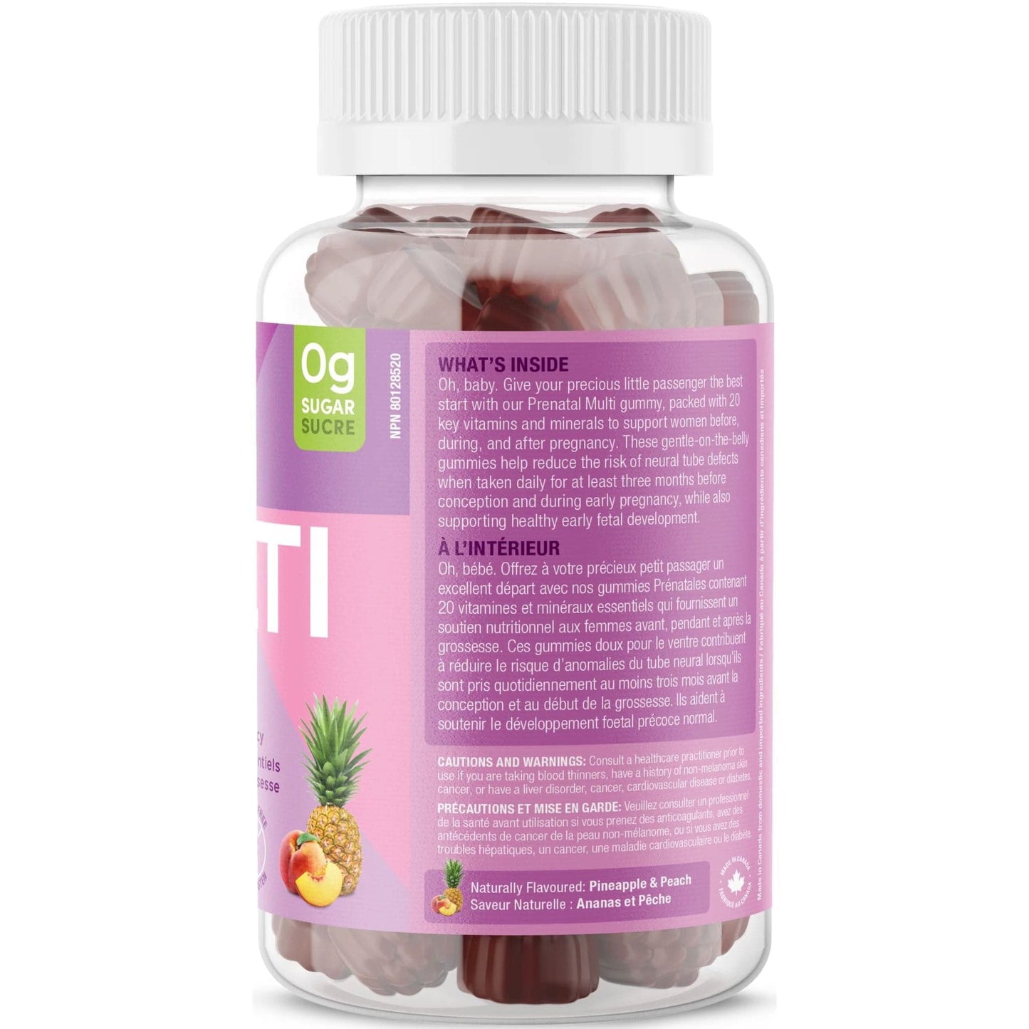Pineapple and Peach Flavour, 60 Gummies | SUKU Vitamins The Complete Prenatal