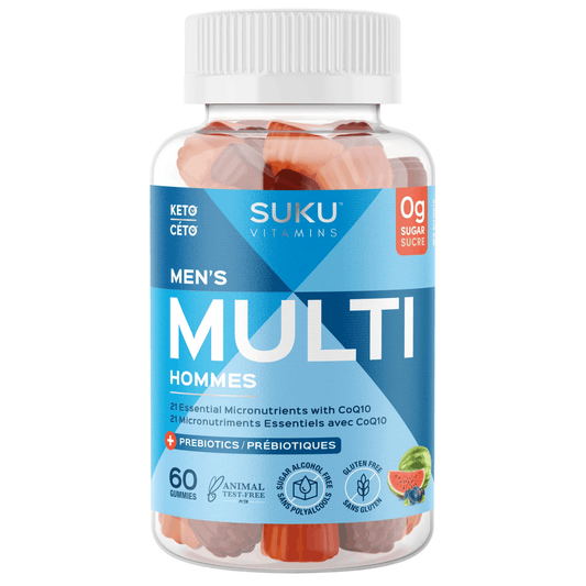 60 Gummies Blue Watermelon | SUKU Viatmins Men's Multi