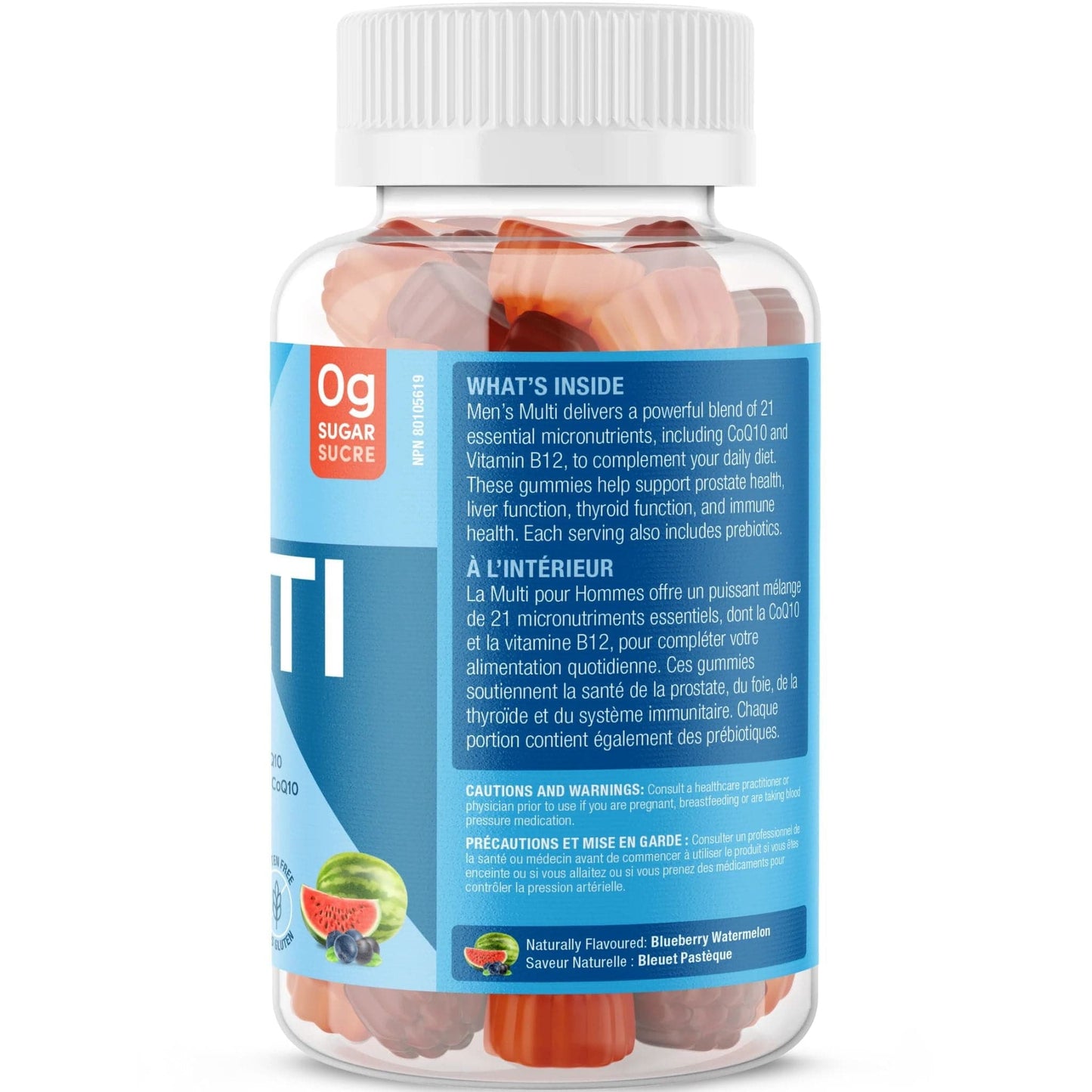 Blueberry and Watermelon Flavour, 60 Gummies | SUKU Vitamins The Complete Men's Multivitamin