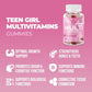 Cherry Flavour, 60 Gummies | Suku Vitamins Teen Girl Total Multivitamin