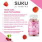 Cherry Flavour, 60 Gummies | Suku Vitamins Teen Girl Total Multivitamin