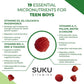 Blueberry and Grape Flavour, 60 Gummies | Suku Vitamins Teen Boy Total Multivitamin
