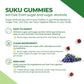 Blueberry and Grape Flavour, 60 Gummies | Suku Vitamins Teen Boy Total Multivitamin