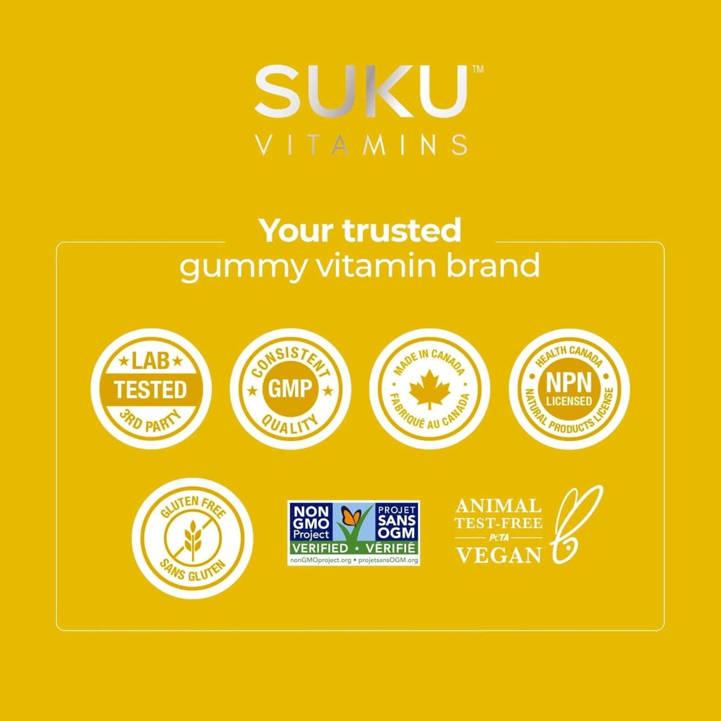 Lemon Lime Flavour, 60 Gummies | Suku Vitamins Turmeric