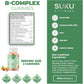Peach Flavour, 60 Gummies | Suku Vitamins Active B-Complex Gummies