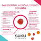 Apple and Watermelon Flavour, 60 Gummies | Suku Vitamins Complete Kids Gummy Multivitamin (with fiber)