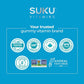Blueberry Lemon Flavour, 60 Gummies | Suku Vitamins Luscious Hair (Silicon, Collagen & Biotin for Hair, Skin & Nails)