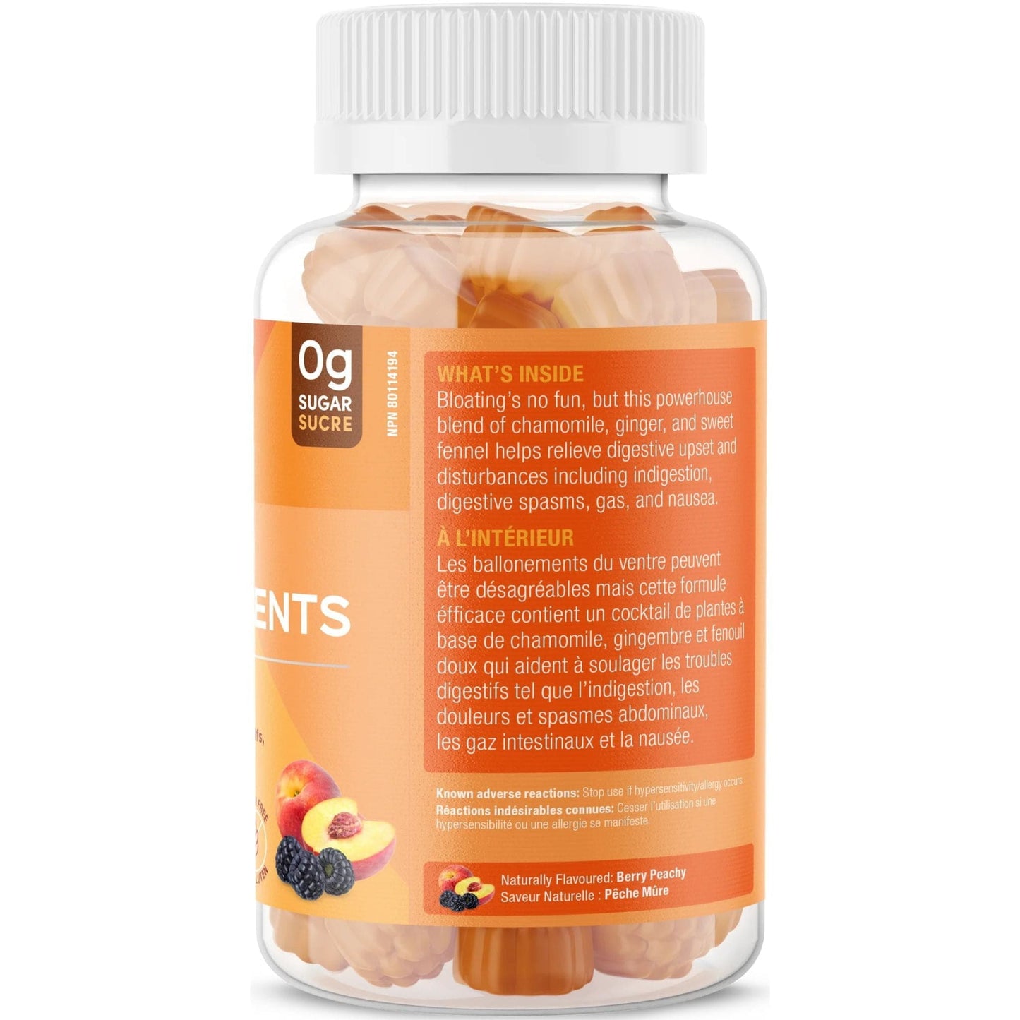Peach Berry Flavour, 60 Gummies | Suku Vitamins Debloat