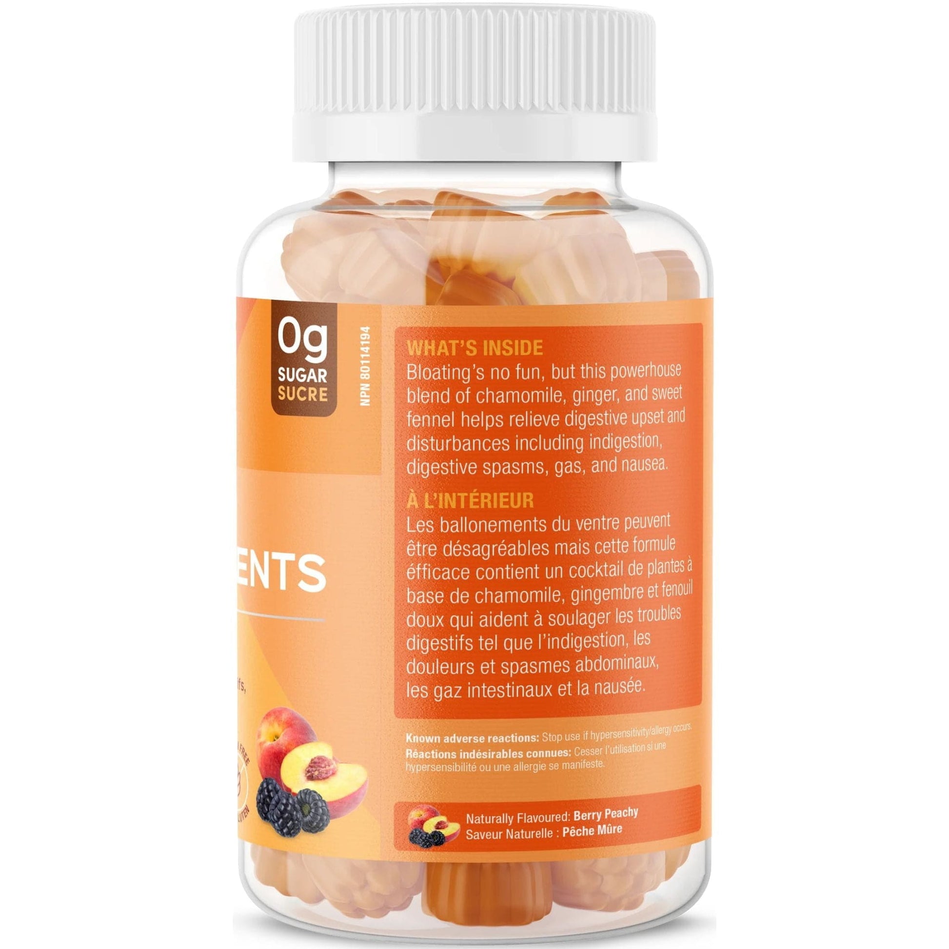 Peach Berry Flavour, 60 Gummies | Suku Vitamins Debloat