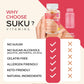Peach Mango Flavour, 60 Gummies | SUKU Vitamins Hormone Hero Gummies