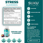 Passion Fruit and Blackberry Flavour, 60 Gummies | Suku Vitamins Buh Bye Stress Gummies (GABA, Rhodiola, L-Theanine & Lemon Balm)
