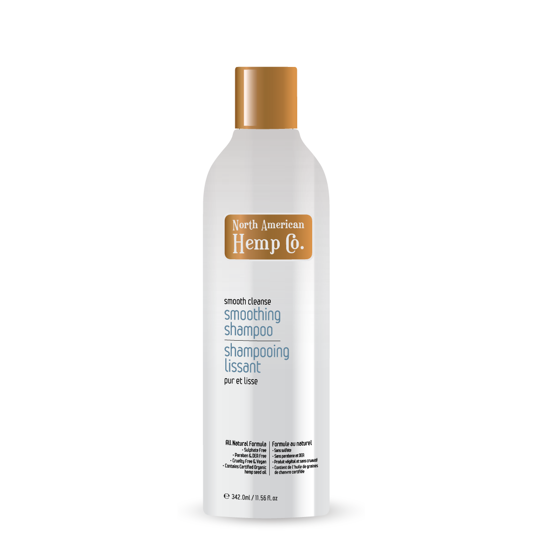 North American Hemp Co. Hemp Seed Oil Shampoo, Soak It Up Moisturizing or Smooth Cleanse Smoothing, 342ml - Smooth Cleanse Smoothing