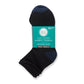 Boo Bamboo Ankle Socks Men 7-13 Black & Navy