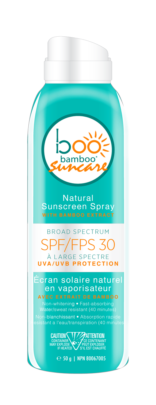 Boo Bamboo SPF 30 Natural Sunscreen Spray 50g Mini