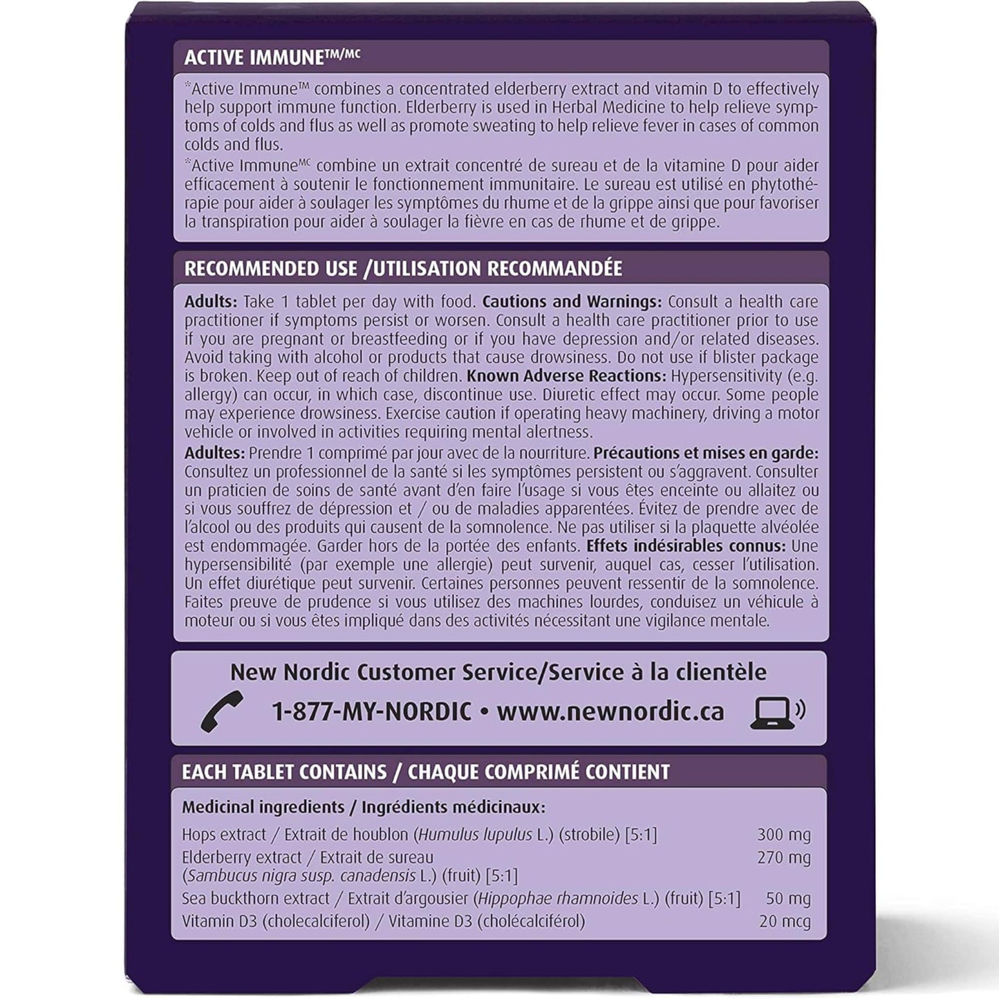 40 Coated Tablets | New Nordic Active Immune