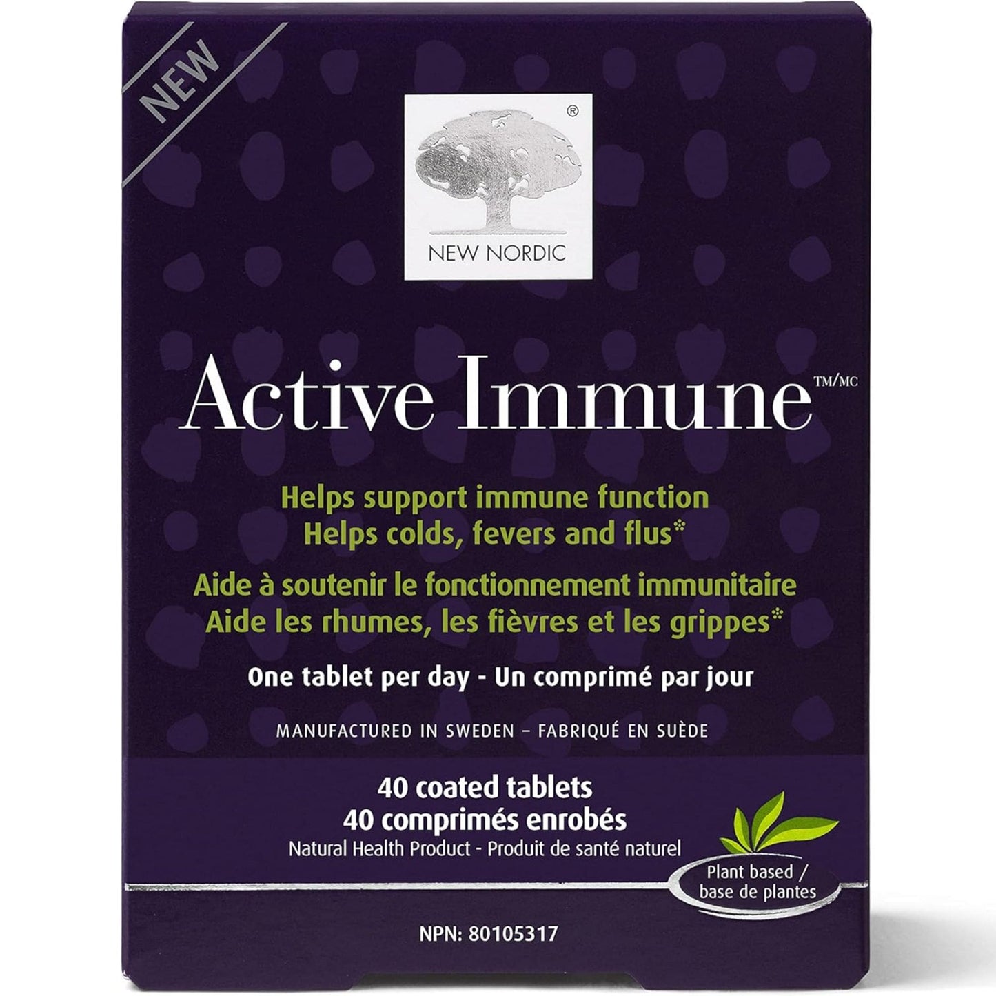 40 Coated Tablets | New Nordic Active Immune