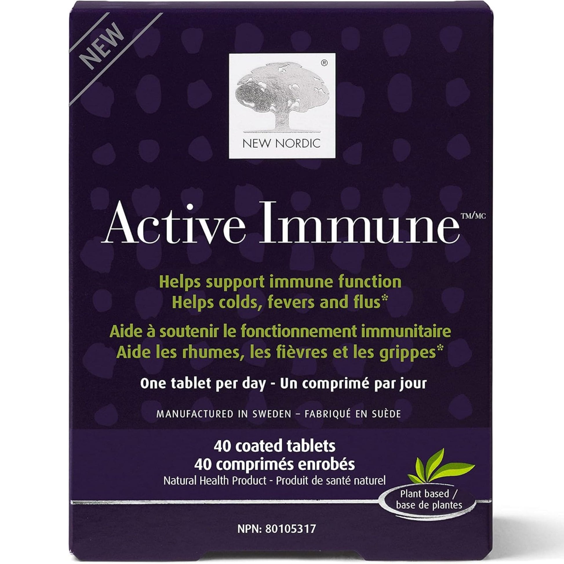 40 Coated Tablets | New Nordic Active Immune