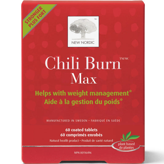 60 Coated Tablets | New Nordic Chili Burn Max