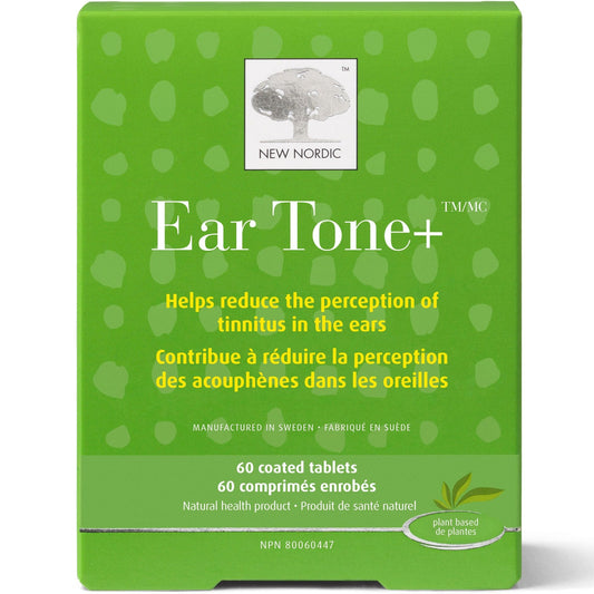 60 Coated Tablets | New Nordic Ear Tone+