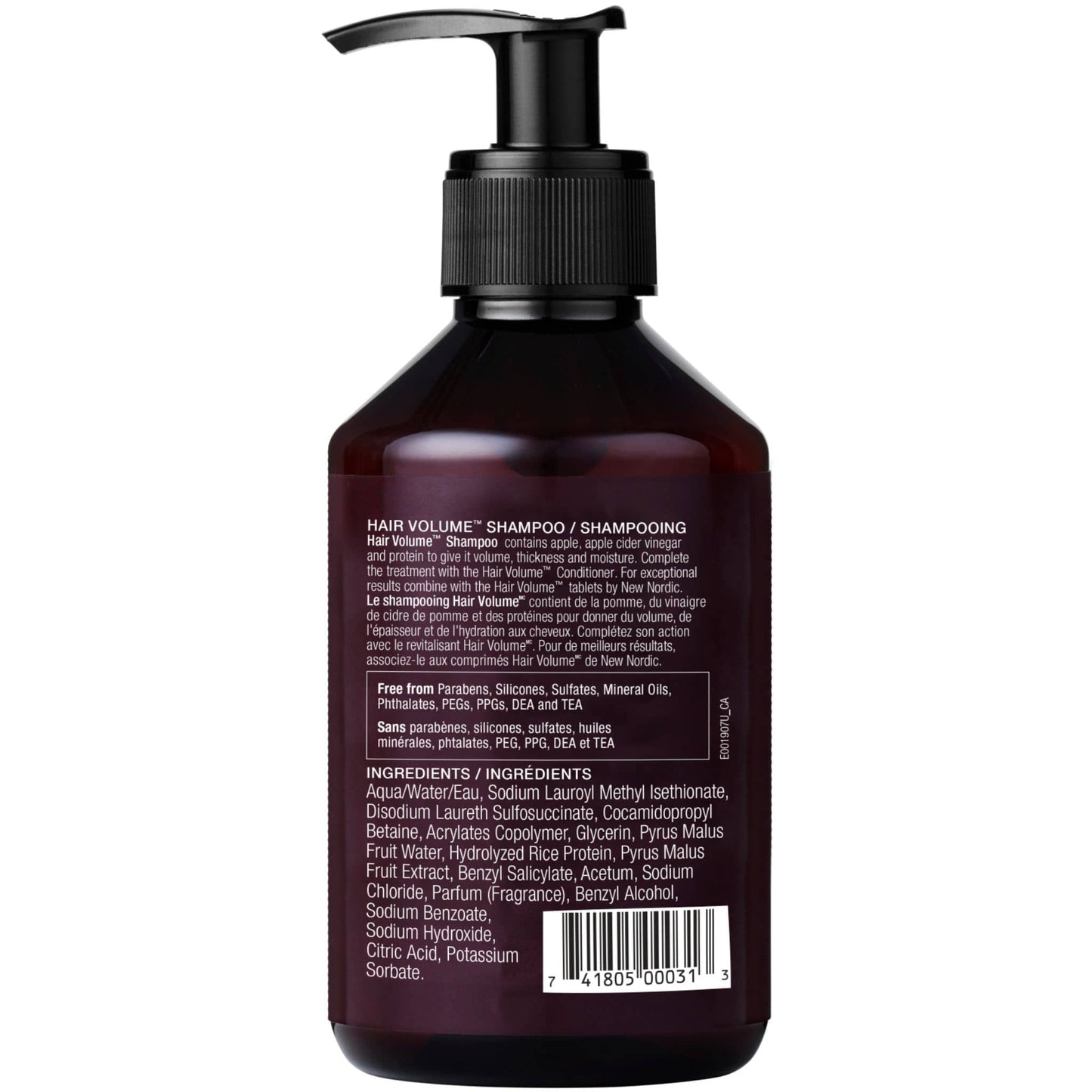 250mL | New Nordic Hair Volume Shampoo