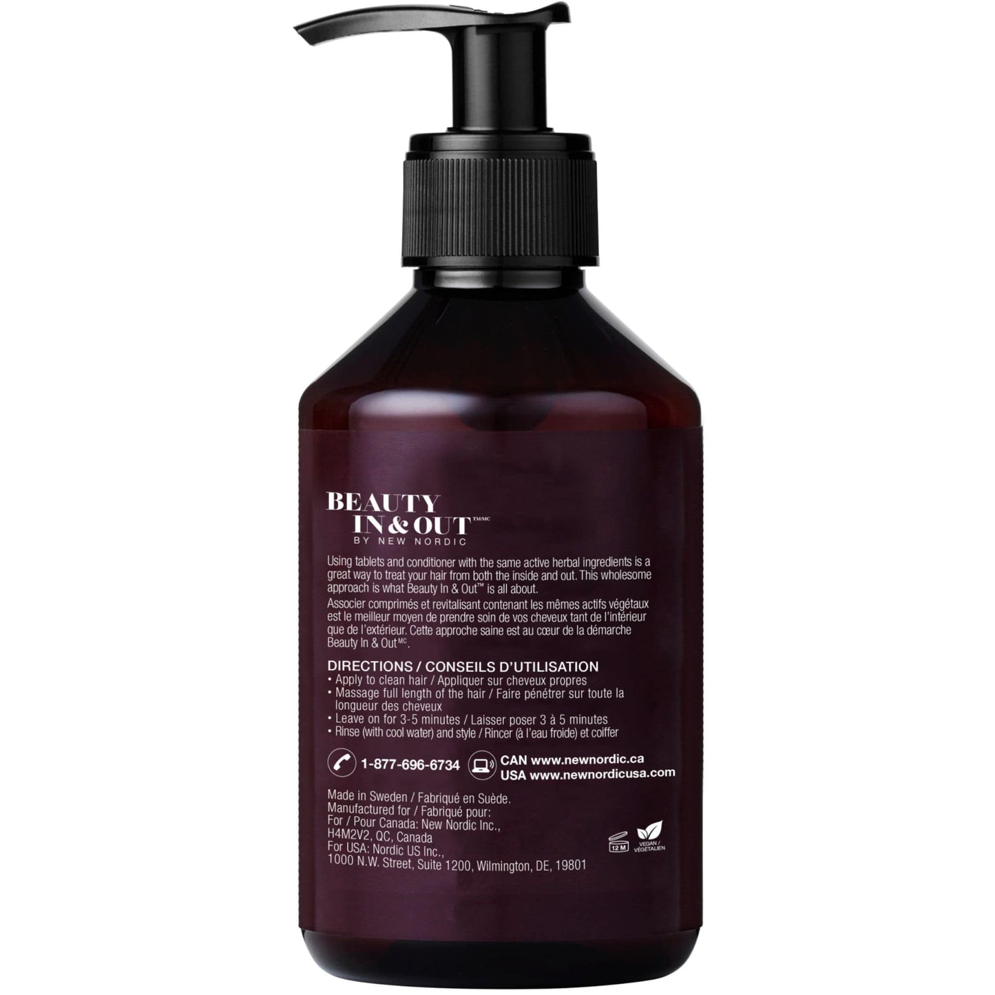 250mL | New Nordic Hair Volume Conditioner