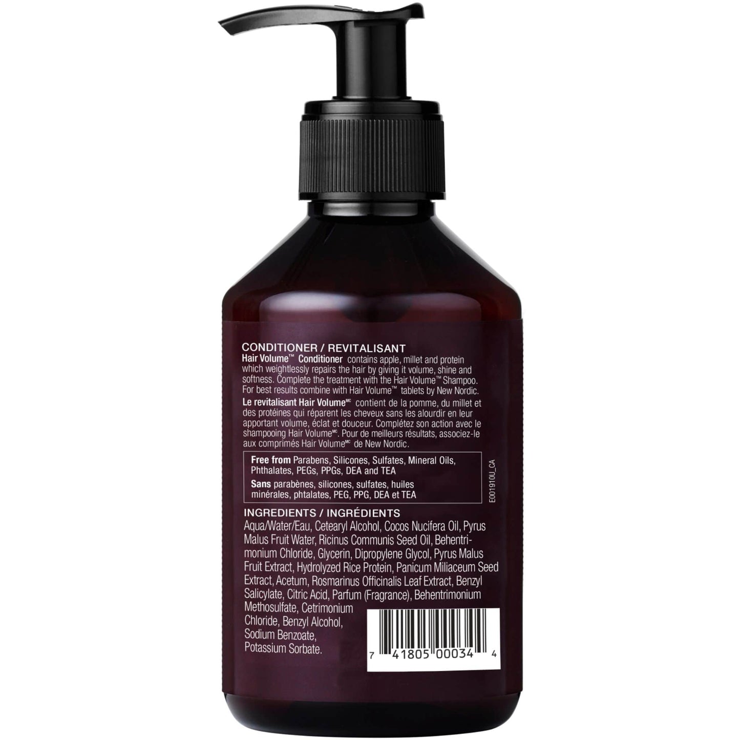 250mL | New Nordic Hair Volume Conditioner