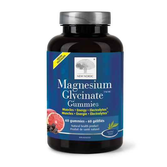 60 Gummies | New Nordic Magnesium Glycinate Gummies 60 Gummies