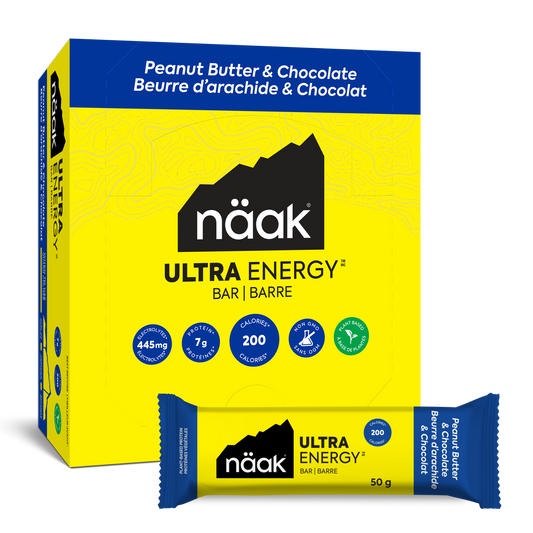 Peanut Butter Chocolate | NAAK Ultra Energy Bars Peanut Butter Chocolate