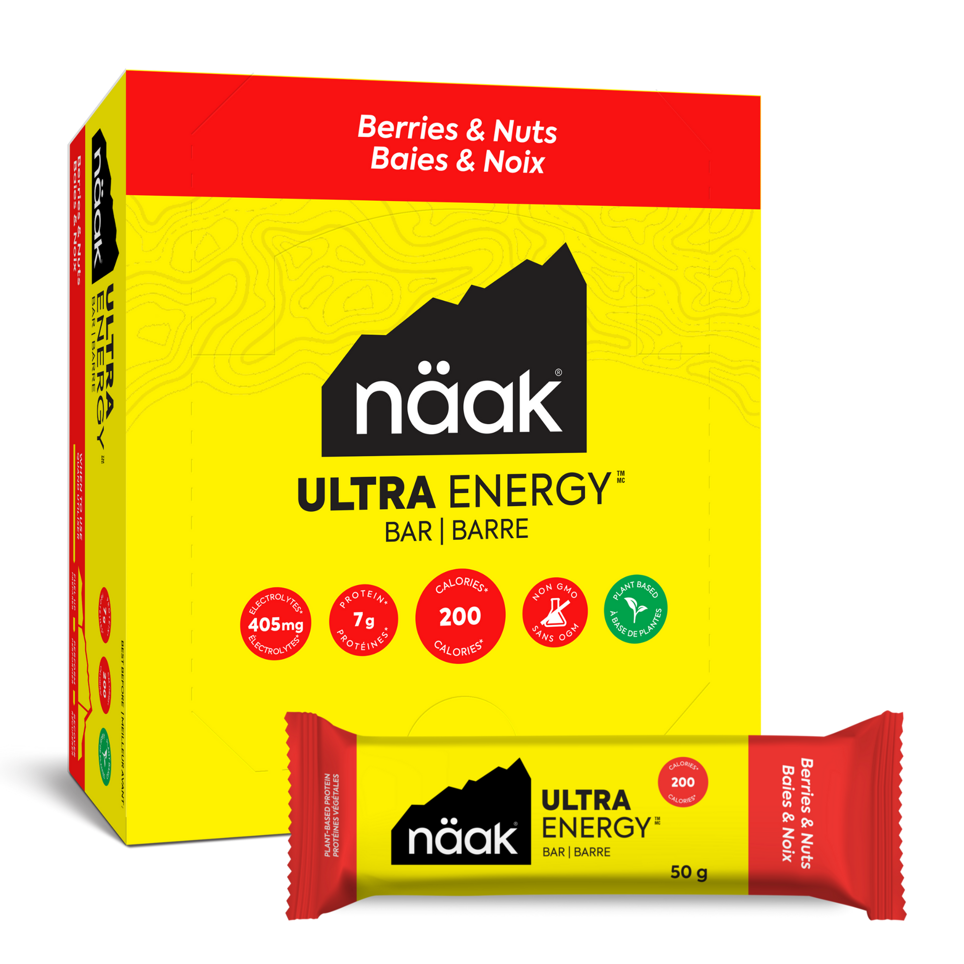 Berries & Nuts | NAAK Ultra Energy Bars Berries & Nuts