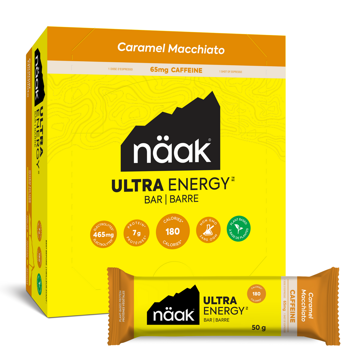 Caramel Macchiato | NAAK Ultra Energy Bars Caramel Macchiato