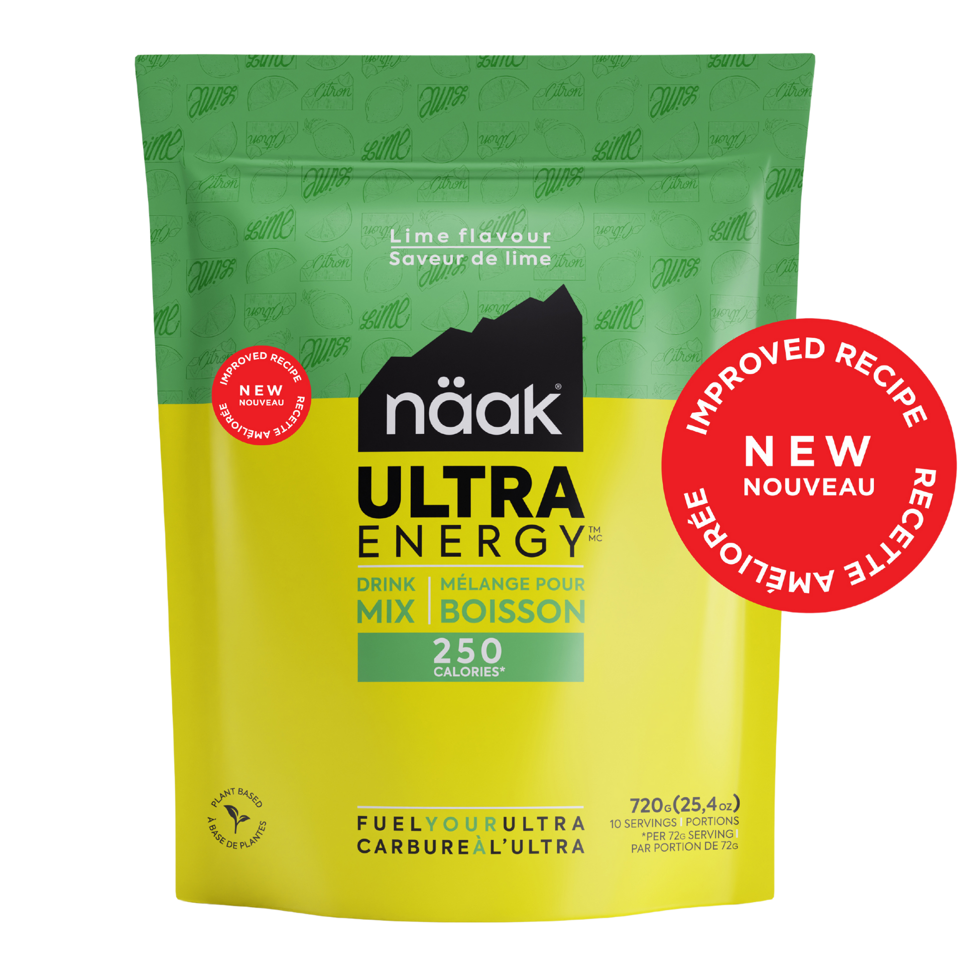 720g Lime | NAAK Ultra Energy Drink Mix Lime