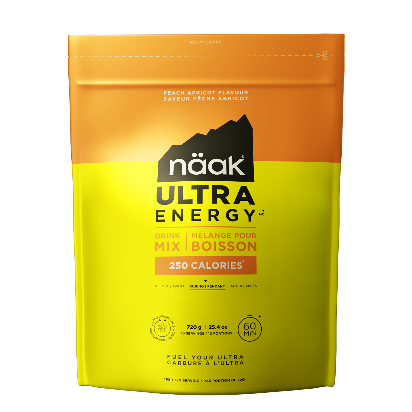 720g Peach & Apricot | NAAK Ultra Energy Drink Mix Peach & Apricot